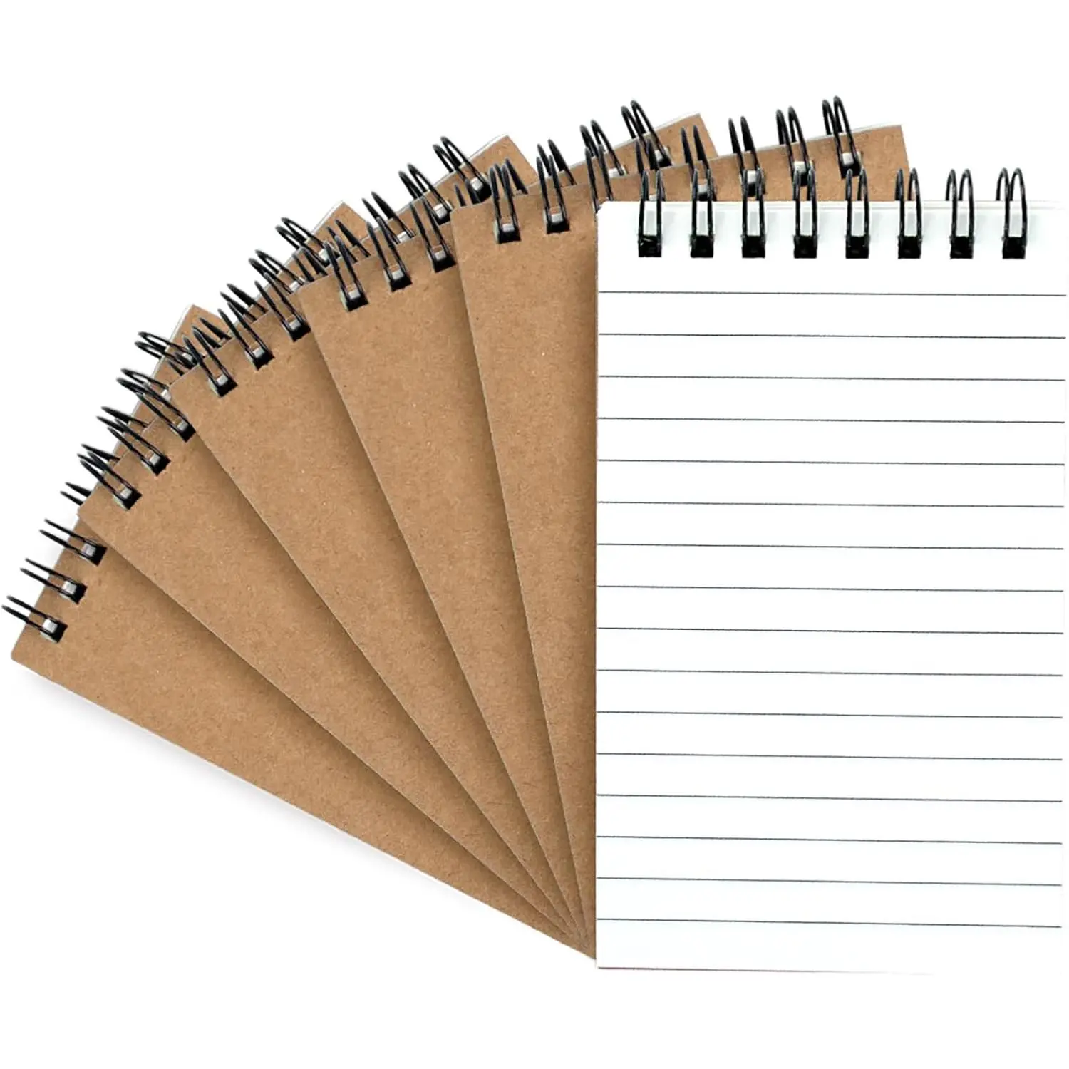 6 Pack 3x5" Spiral Pocket Notebook, College Ruled Small Notepad for School | Mini Notebooks & Small Notebooks, Pocket Notepads, Lined Note Pads for  Office School Work Travel, Ideal for Quick Notes
