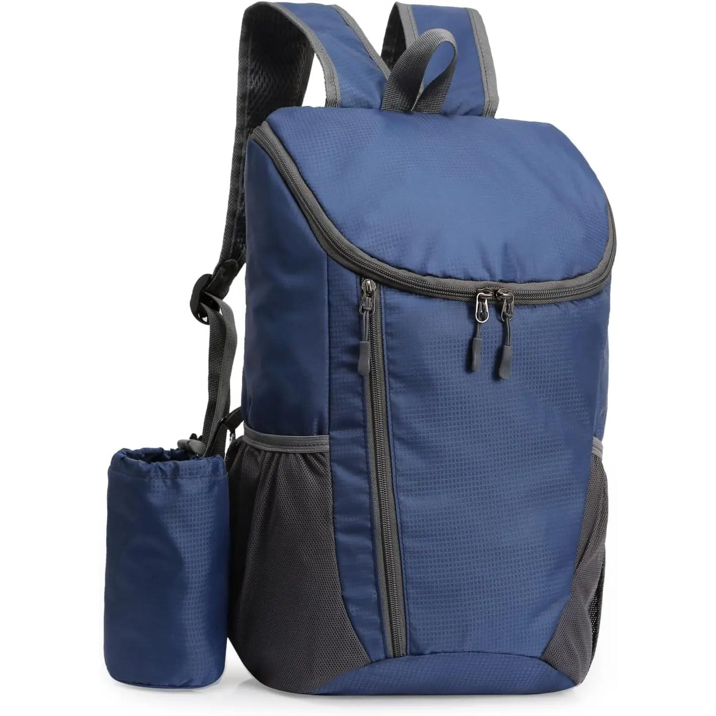 Hiking Backpack,  and Wear-resistant Lightweight Backpack Packable,Outdoor Travel Camping Daypack Foldable-BLUE