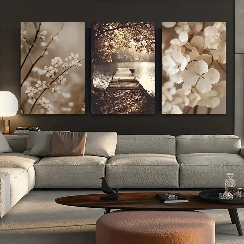 3pcs Wall Art, Bohemian Canvas Art Aesthetic Canvas Printing Mural, Creative Art Design, Ideal Gift for Living Room, Bedroom, Office Decoration, Easter And April Fool's Day Hanging waterproof canvas wall art exquisite poster  bedroom dorm gaming room