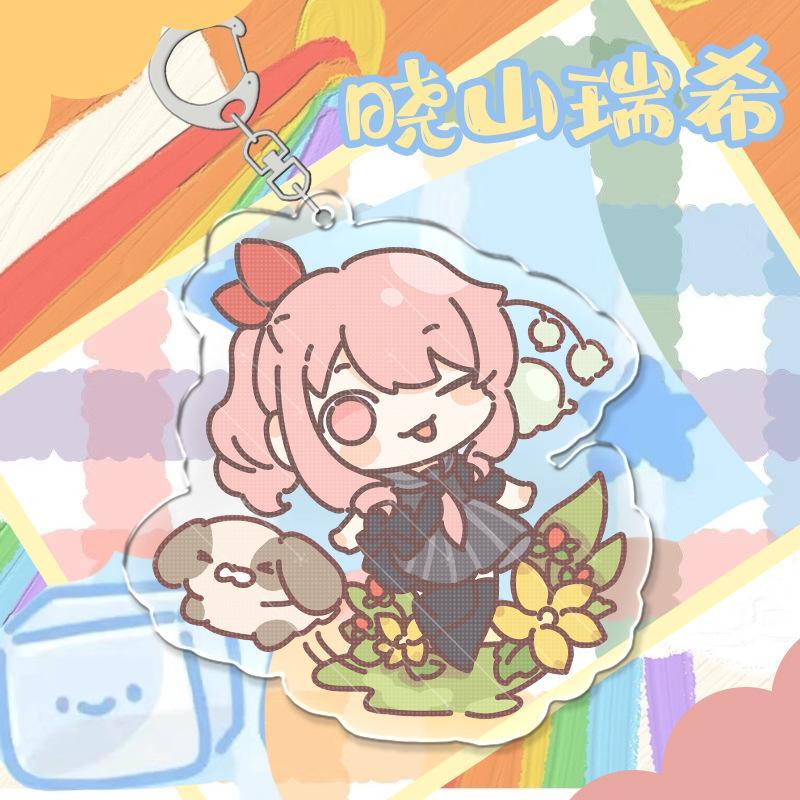 6cm Kawaii Video Game Project Sekai Colorful Stage Asahina Mafuyu Shinonome Akiyama Mizuki Yoisaki Kanade Acrylic Pendant Toy