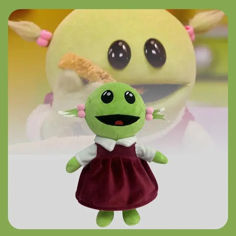 2026 hot item Nanalan Mona Little Girl Plush Doll Green Alien Cute And Soft Cartoon Pillow Doll Room Decoration For Children's Birthdays Gift