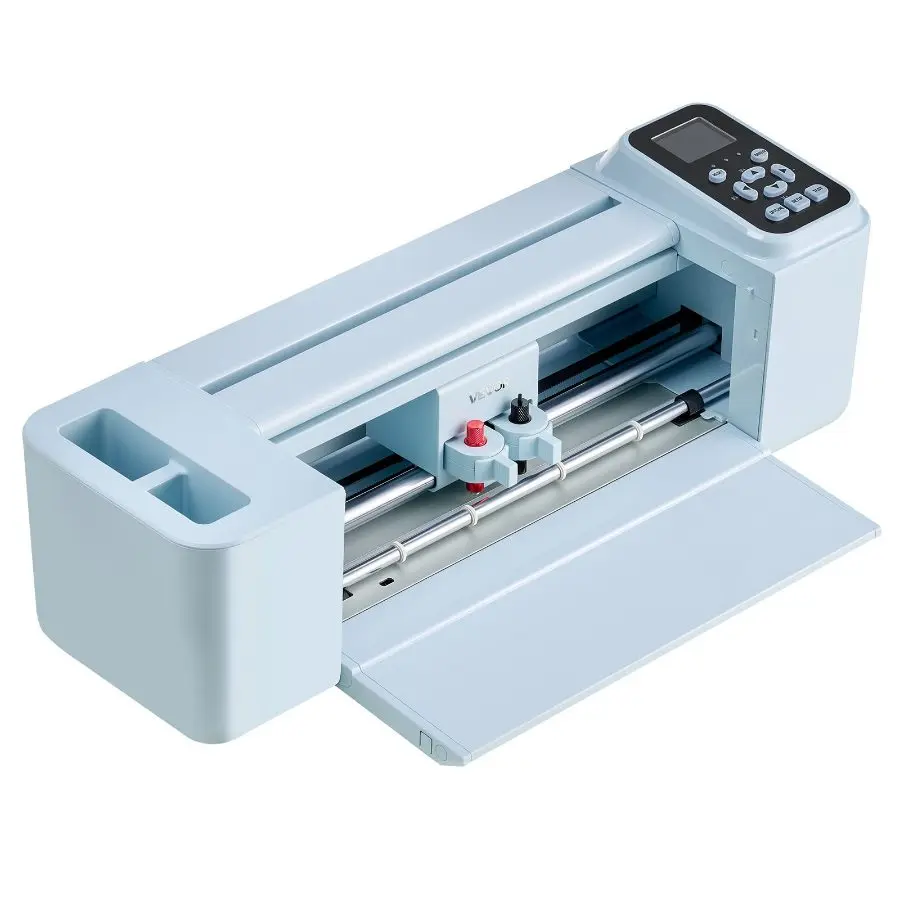 VEVOR Vinyl Cutting Machine, 12 in, Button and Screen Controlled Vinyl Cutter with Materials and Tool Kit, 20000+ Built-in Design Resources, Compatible with Mac, Windows, Android and iOS, for Crafts