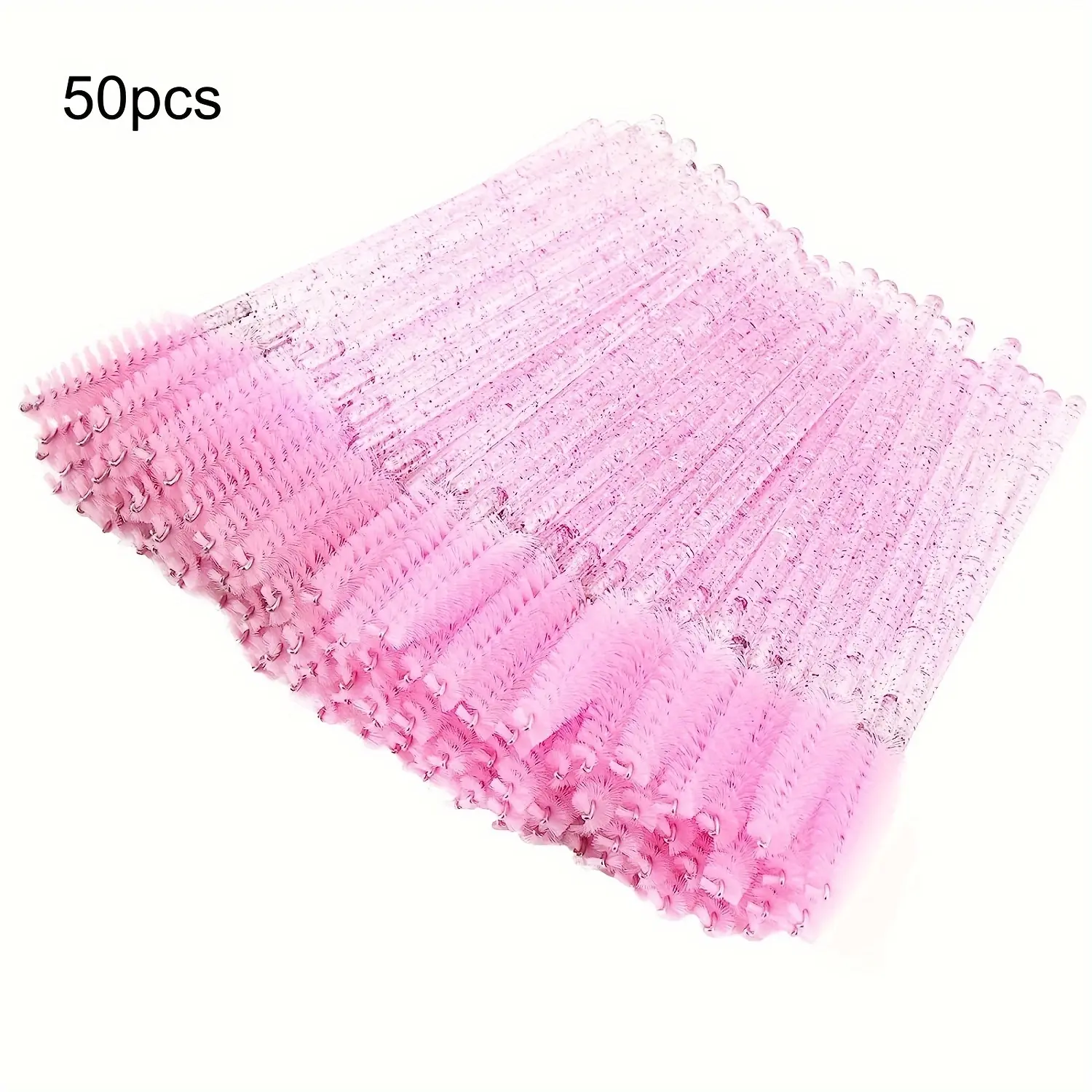 50Pcs Disposable Eyelash Brushes Set, Mascara Wands Lash Cleaning Sticks Lip Applicator Wands, Multi-function Makeup Tools Kit, Ideal Holiday Gift for Makeup Artists