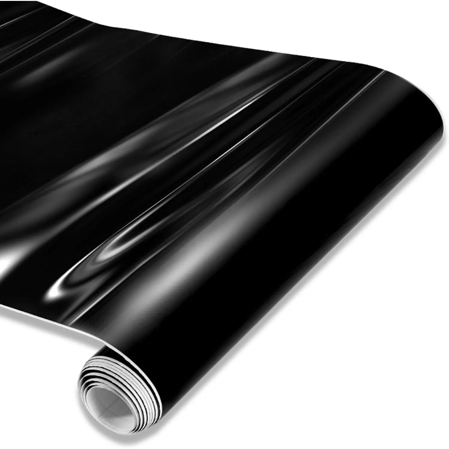 Gloss Black Vinyl Wrap for  1ft X 5ft Self-Adhesive Film | Glossy Black  Wrap, Automotive Vinyl, Black Sticker, for  , DIY Detailing Paper, Decal Sheet 30.5 X 152cm