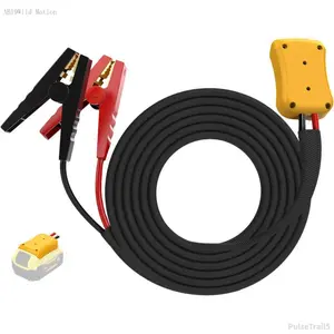 Jumper Cables for DeWalt 20v Batteries, 8 Gauge 6.5 Ft Car Battery Jump Starter, Heavy Duty Automotive Booster Cables for Jump Starting Dead or Weak Batteries (Battery not included)PulseTrail5AB19Wild Motion
