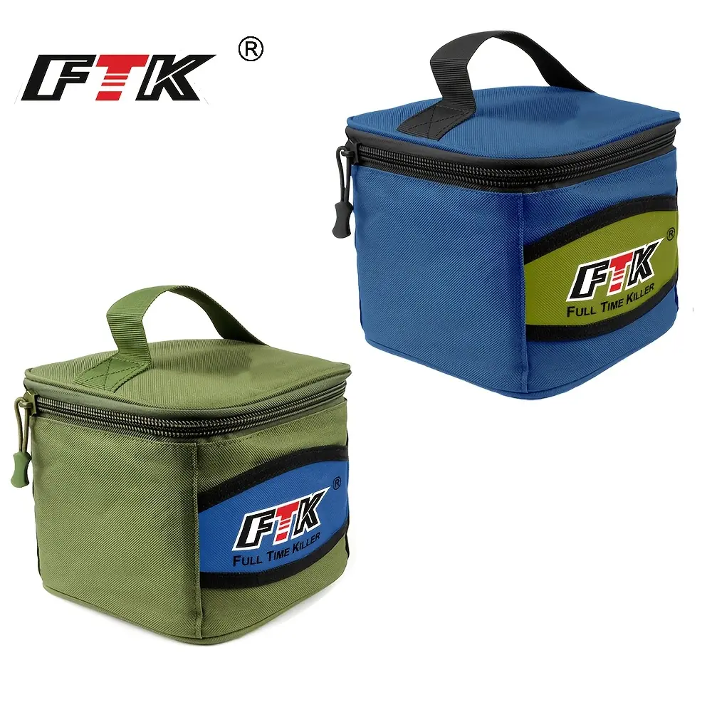FTK Fishing Reel Bag - Saltwater And Freshwater Fishing Bag - Tackle Storage Bag