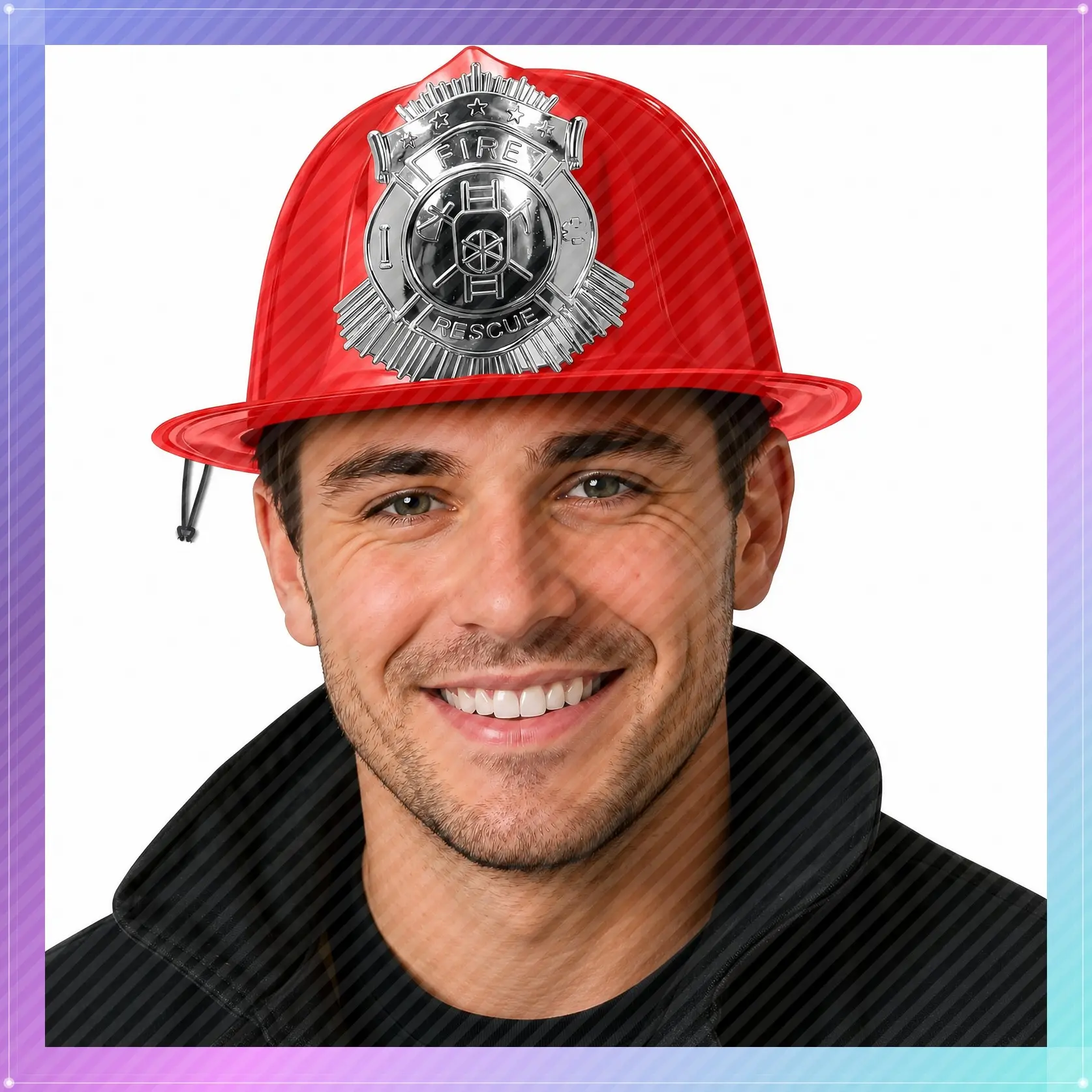 Firefighter Hat & Helmet - Fireman Headgear for Fire Fighter Costume Accessories and GearGift