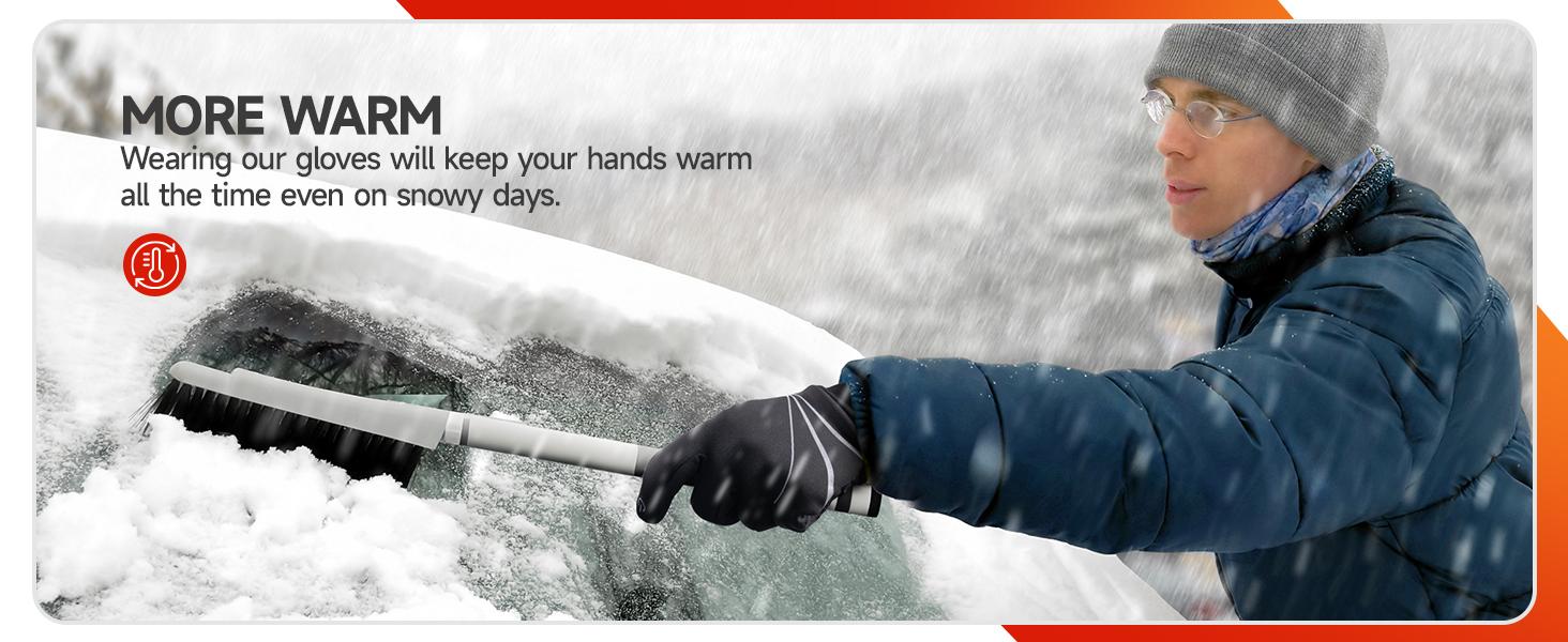 Winter Gloves for Men, Women, Warm Thermal Windproof Touchscreen Non-Slip Winter Gloves for Men, Women, Warm Thermal Windproof Touchscreen Non-Slip