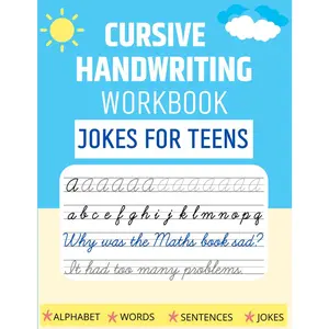 Cursive handwriting workbook for adults beginners ( Jokes for Teens ): The Print Handwriting Workbook for Teens: Improve your Penmanship and Writing ... for teens (beginners cursive workbooks) - Paperback