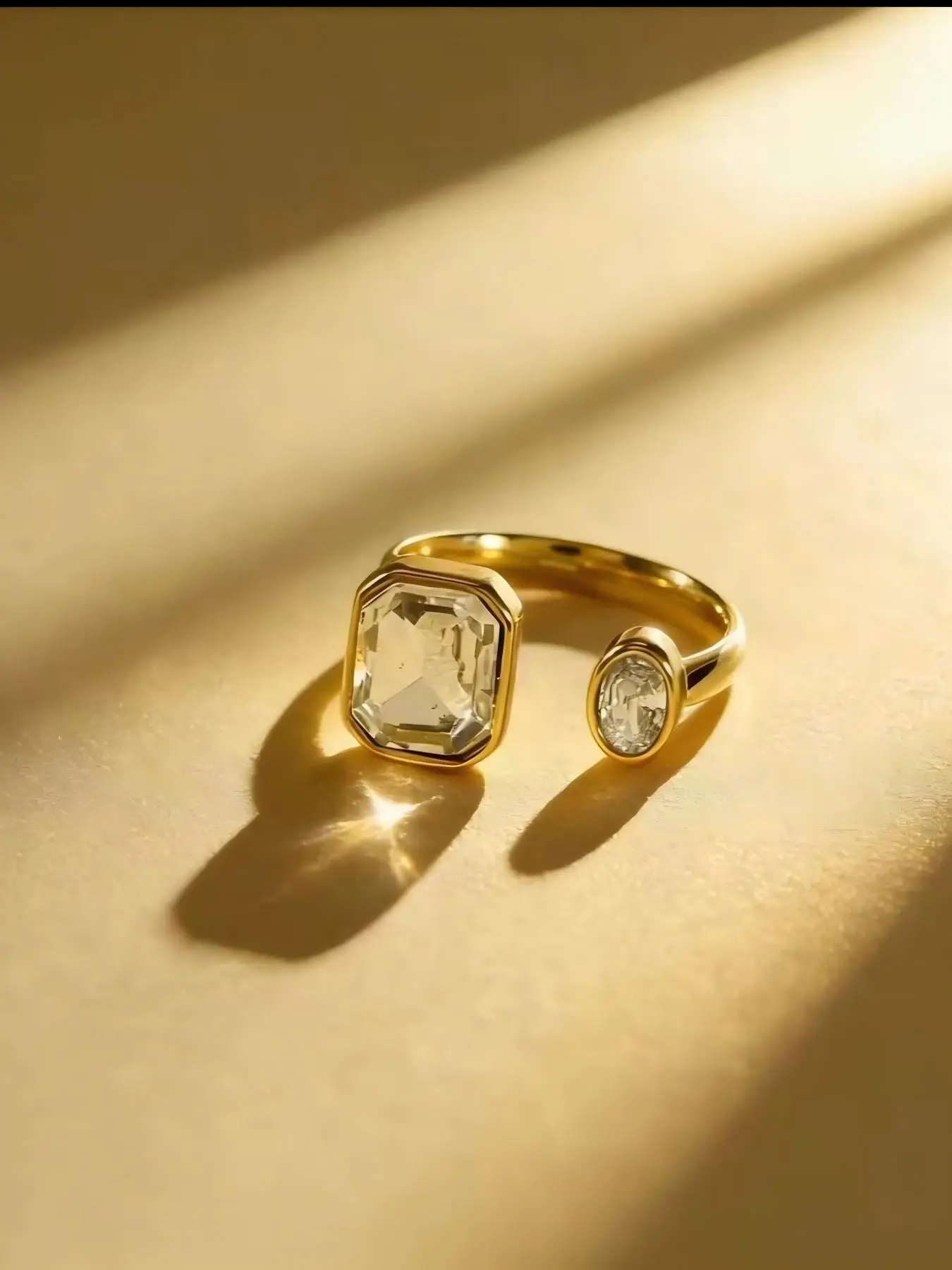 Elegant Women's Zircon Stainless Steel Ring, Vintage Adjustable Open Ring, Casual Chain Print Jewelry, Party Gift for All Seasons