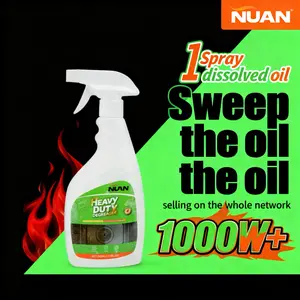 NUAN Kitchen Oil & Grease Remover – Fast & Powerful Degreaser for Stoves & Hoods