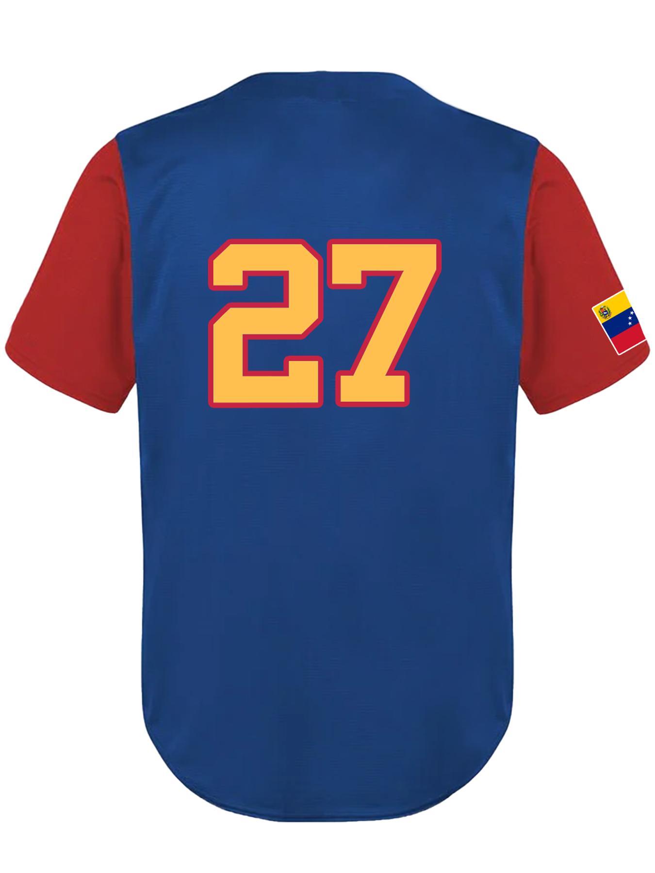 Men's Letter & Figure Patched Button Front Baseball Jersey,Casual Loose Short Sleeve V-Neck Baseball Top for Fall & Winter, Basebal Christmas Gifts, Men's Sportswear for Training & Competition, Workout Tops Sports Clothing