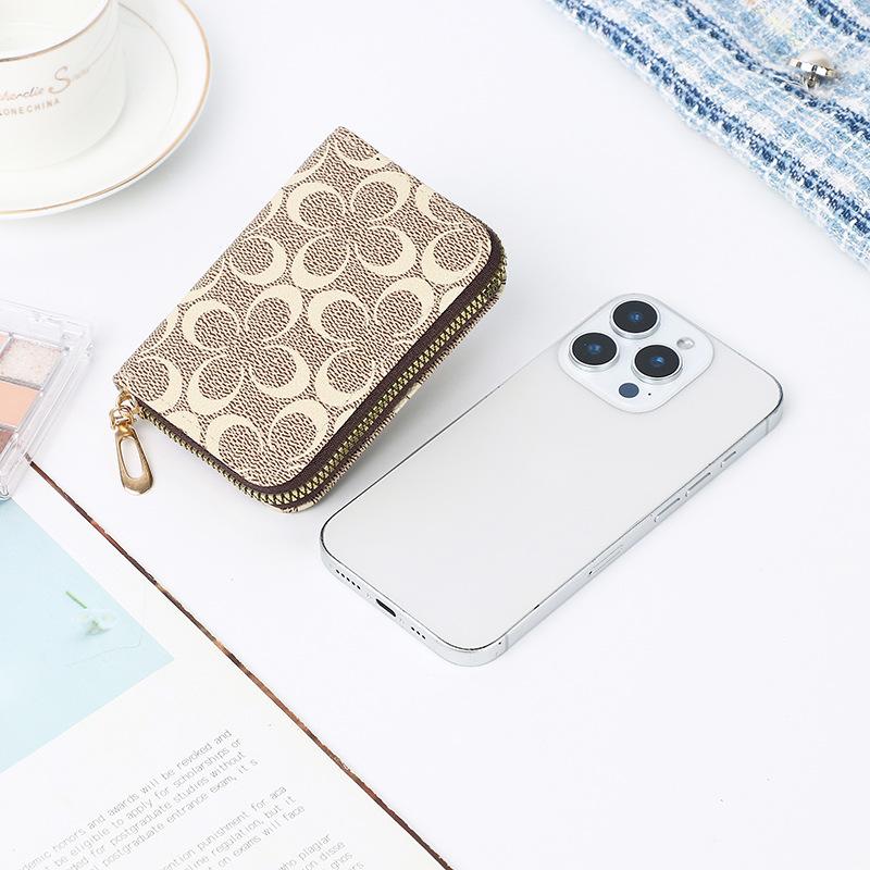 Credit Card Wallet for Women and Men, Secure Zipper Cardholder with Accordion Design, Compact Money Organizer and Business Card Case, Holder for Social Security and Insurance Cards