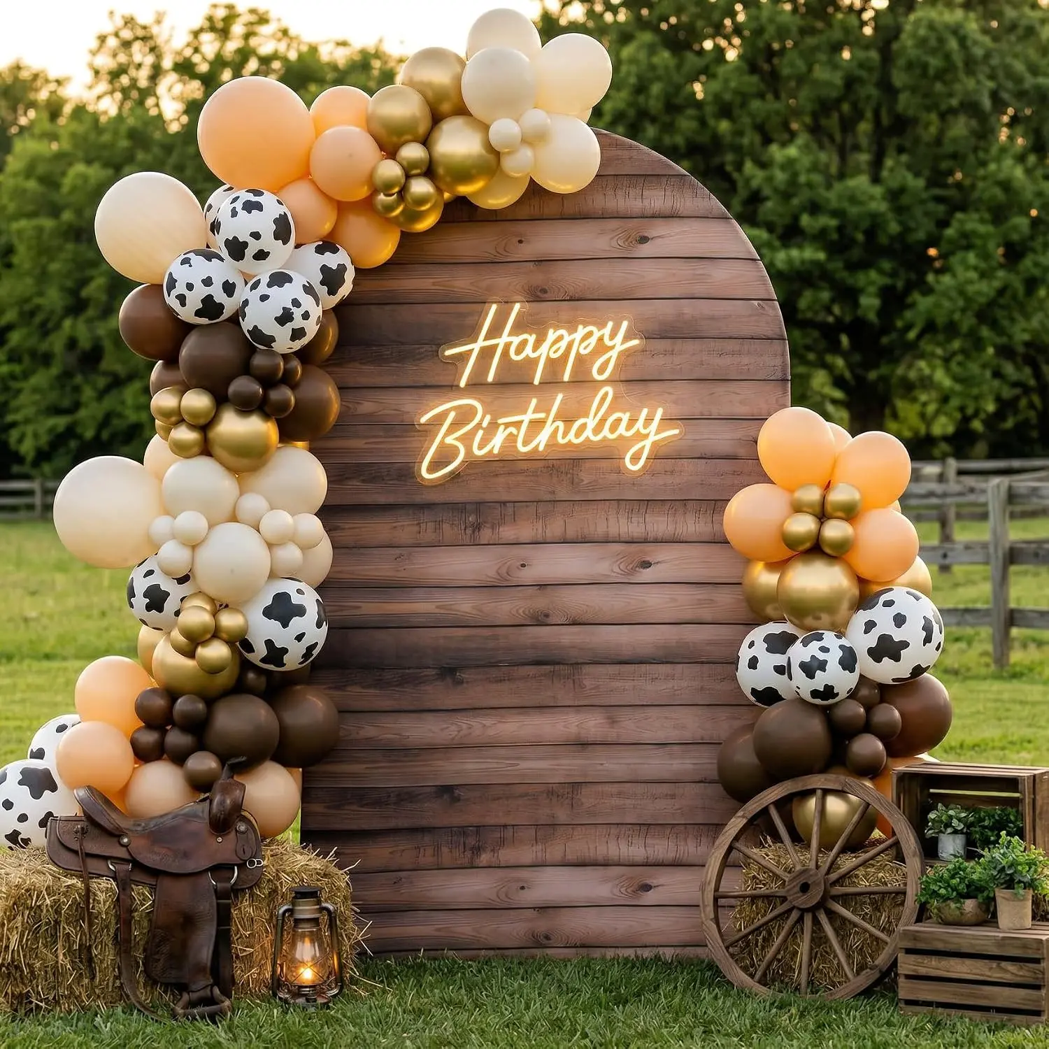 Arch Backdrop 7.2ft Arch Backdrop Cover,Rustic ,Backdrop Arch Cover ,Stretchy Spandex Fitted Wrinkle Free for Wedding Photography Birthday Party