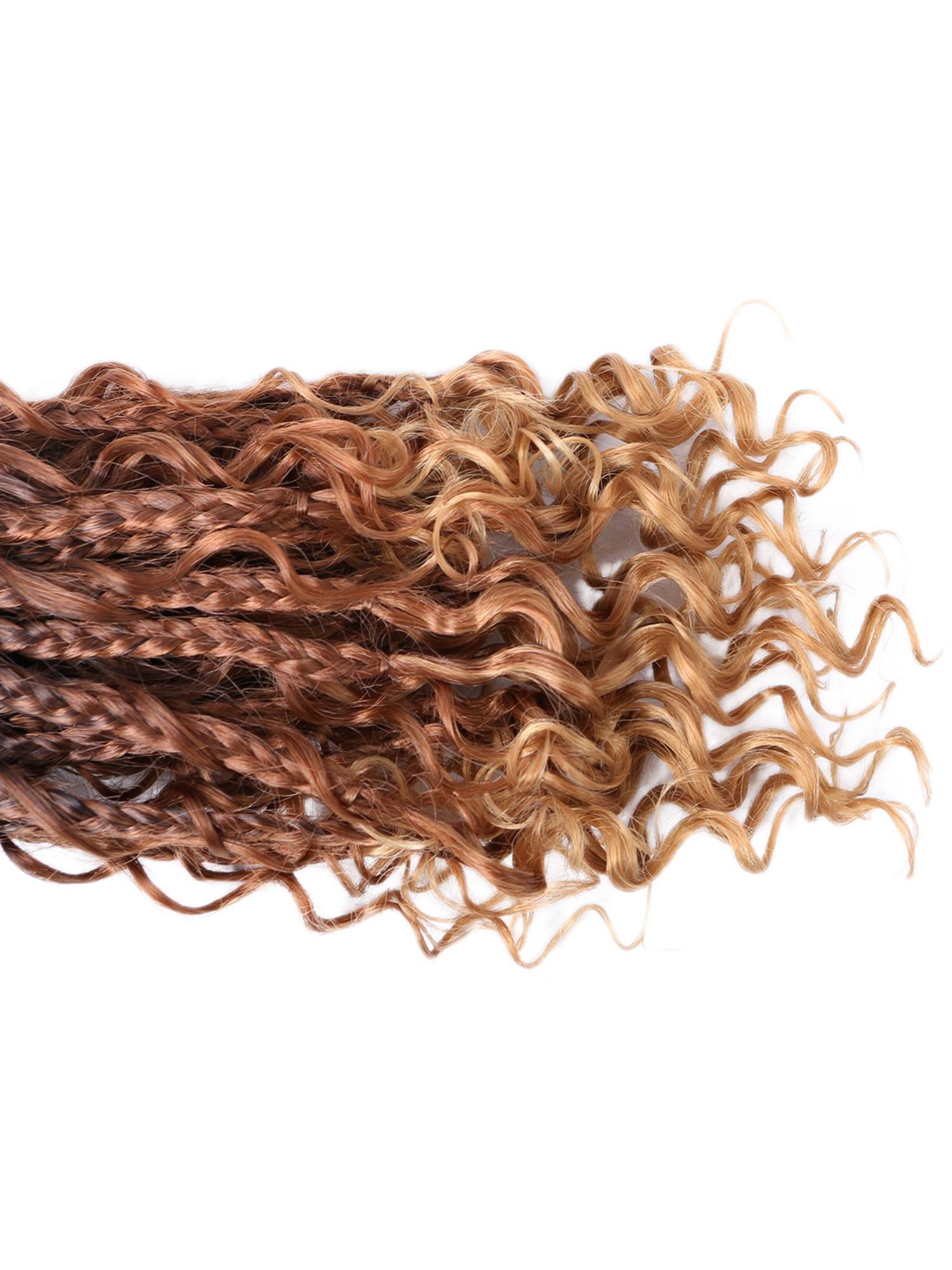 12 Inch Short Goddess Box Braids Crochet Wigs for Women, Boho Crochet Box Braids with Curly Ends, Box Braids Crochet Wigs, Synthetic Braided Wig, Bohemian Box Braid, Synthetic Material Wigs