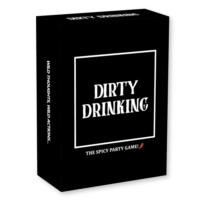 Dirty Drinking Adult Party Board Game Cards, Drinking Board Games, 1 Box Wild Drinking Table Entertainment Game Card, Creative Interactive Game for Party, Family Night