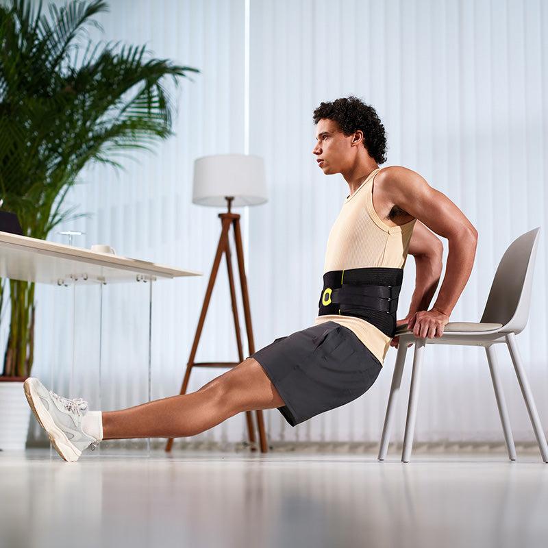 Back Brace,Exercise waistband,adjust waist trainer,Suitable for sedentary lumbar discomfort,Spinal Adjustable Breathable Reduce Healthcare,FallFreshness