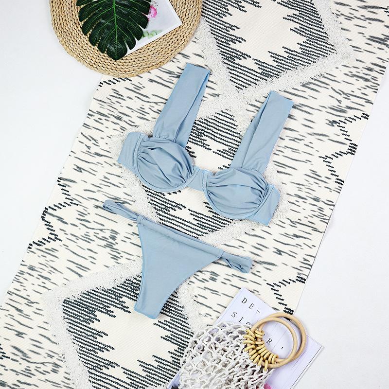 New three-piece bikini set, sexy two-piece women's swimwear, dedicated to bold, beautiful, and unstoppable beach beauties