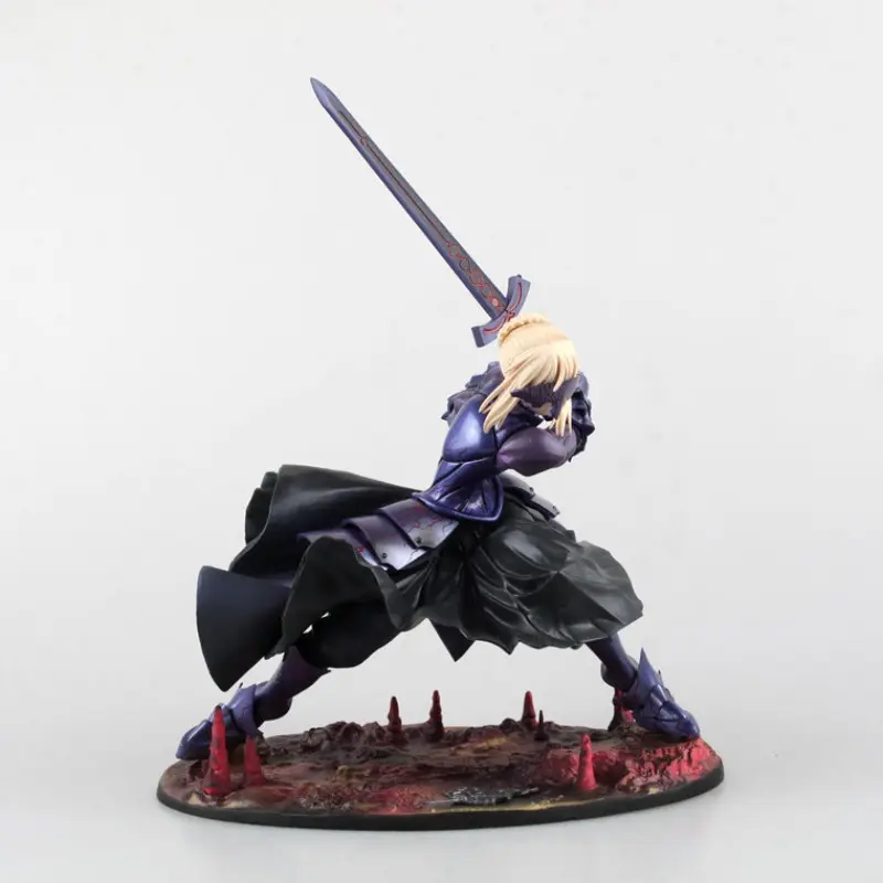 Fate Night Saber Handmade Model Figure, Unisex Collectible Figurine, No Choking Hazard Warning, Perfect for Display & Collection