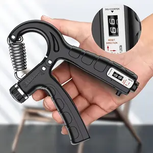Upgraded Adjustable Hand Grip Strengthener, Heavy-Duty Hand & Forearm Workout Trainer with 11-132 Lbs Adjustable Resistance, Strength Training Equipment for Wrist Curls & Full-Body Workouts, Ideal for Home Fitness and Christmas Gifts