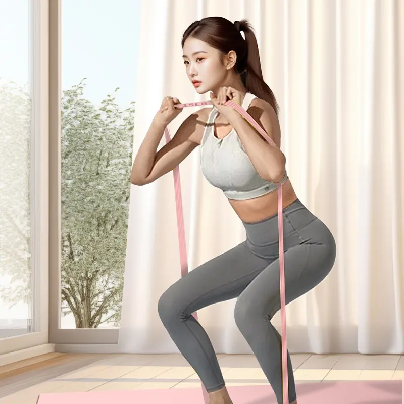 Yoga Pilates Resistance Band, Full Body Workout, Arm Back Shoulder Exercise, Gym Home Fitness, Posture Correction, Essential Yoga Gear, Muscle Training Band