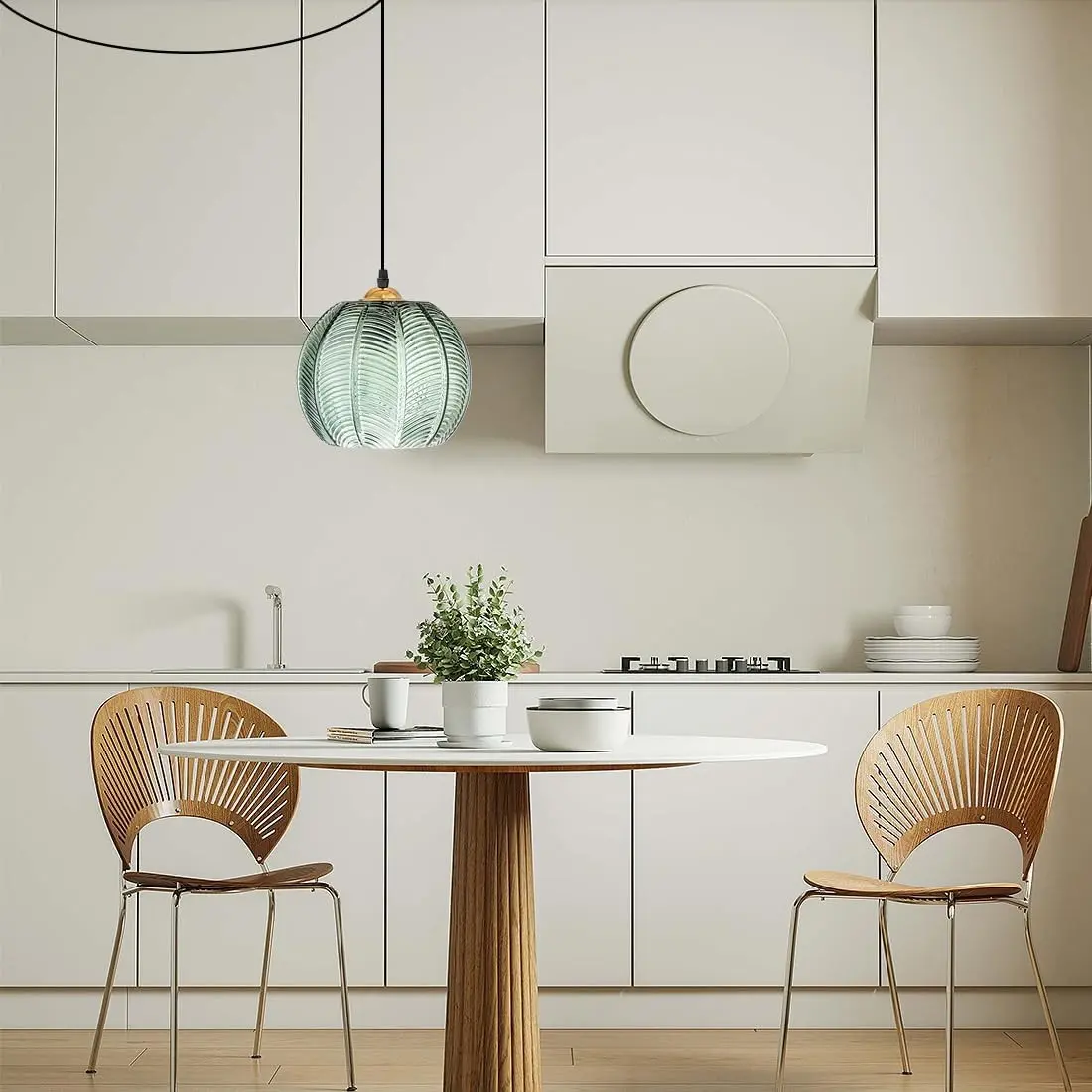 Vintage Amber Leaf Texture Glass Pendant Light, Nordic Retro Hanging Lamp E27, Ceiling Mount, Suitable for Restaurant, Bar, Kitchen, Bedroom