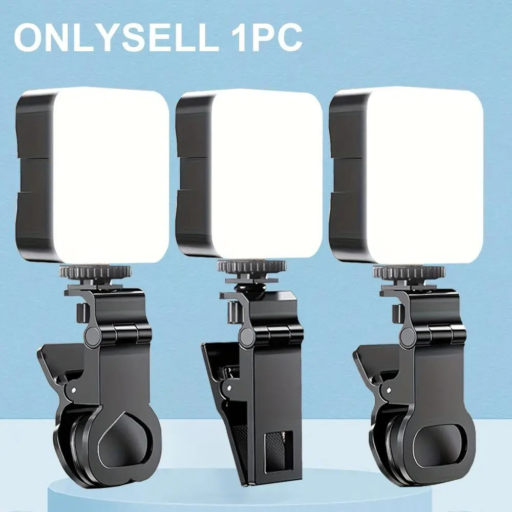 Portable Mini LED Selfie Light, Ring Light for Phone Photography, Computer Video Conference, Compact and Lightweight Design