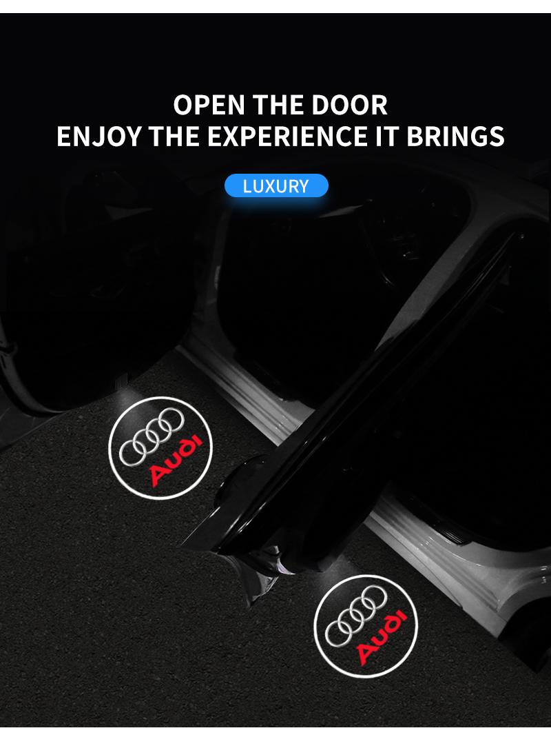 Car Led Courtesy Door Logo Projector Customize Lamp For Audi