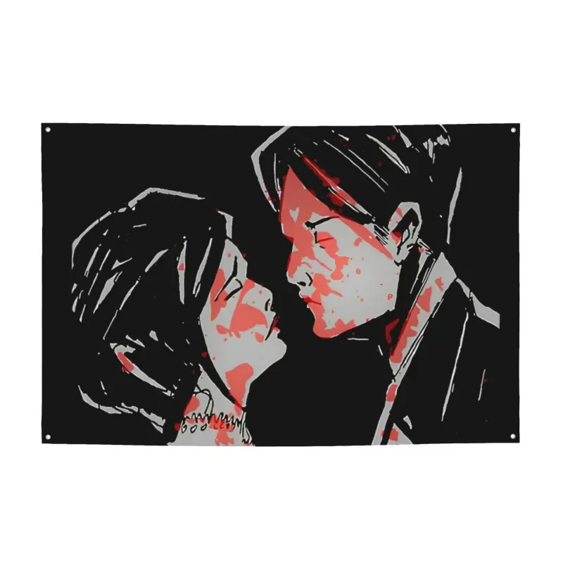 Large Party Backdrop Banner for Holiday Themes Seasonal Parties and Joyful Photo Wall Decorations loves black parade mcr Y2K Indie Room Decor Wall Tapestry