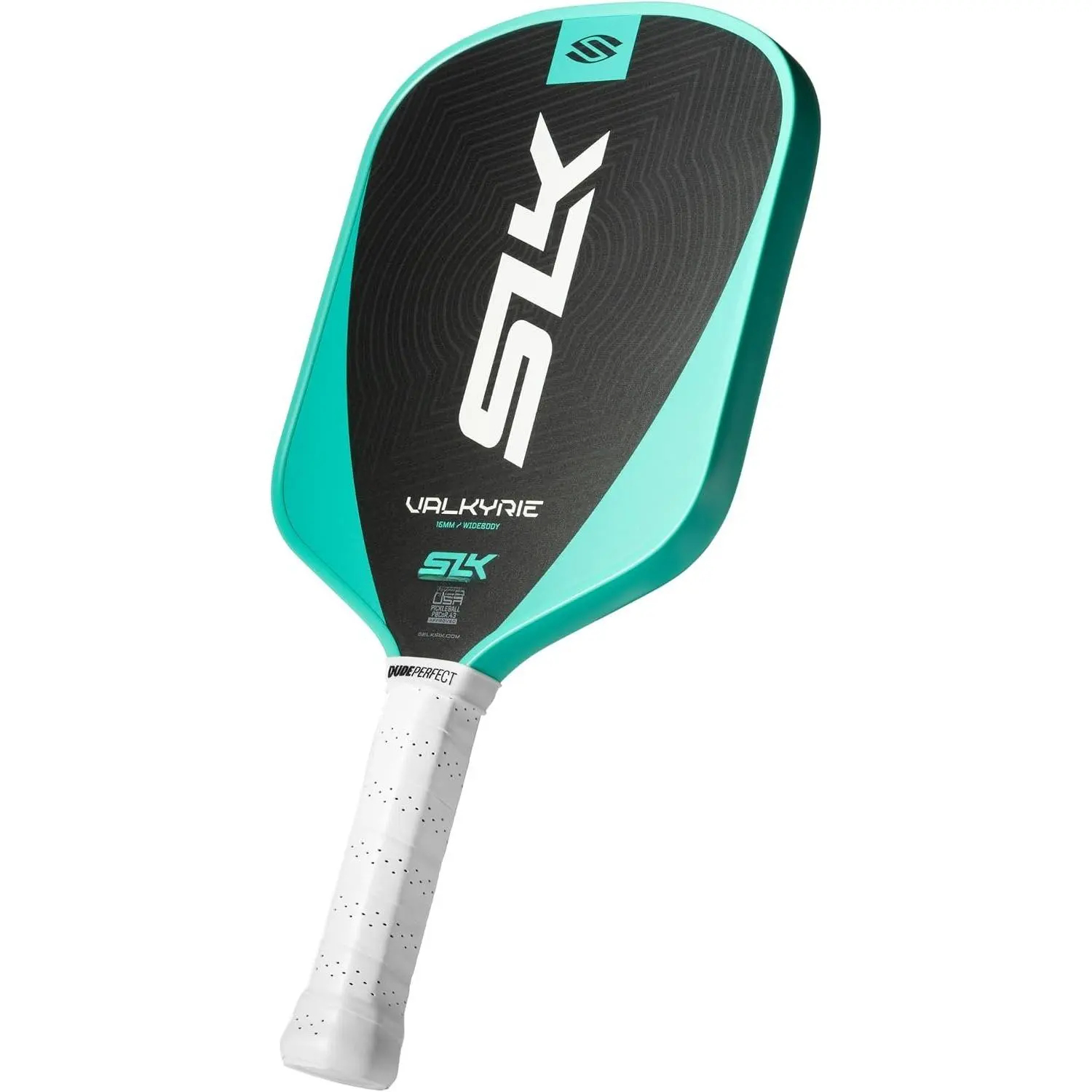 SLK Valkyrie Pickleball Paddle | Beginner Pickleball Paddles with X5 16mm Polymer Core & Fiberflex Fiberglass  | Large Sweet Spot for Power & Control | -Court Performance