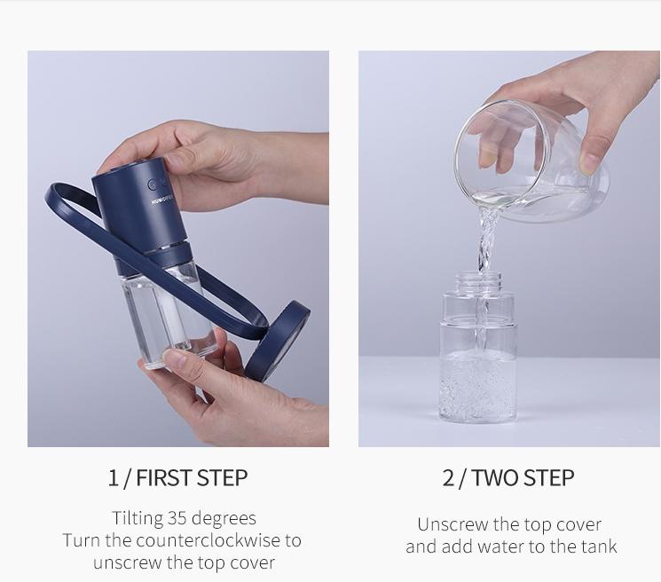 Magic Shadow USB Air Humidifier For Home With Projection Night Lights Ultrasonic Car Mist Maker Mini Office Air Purifier