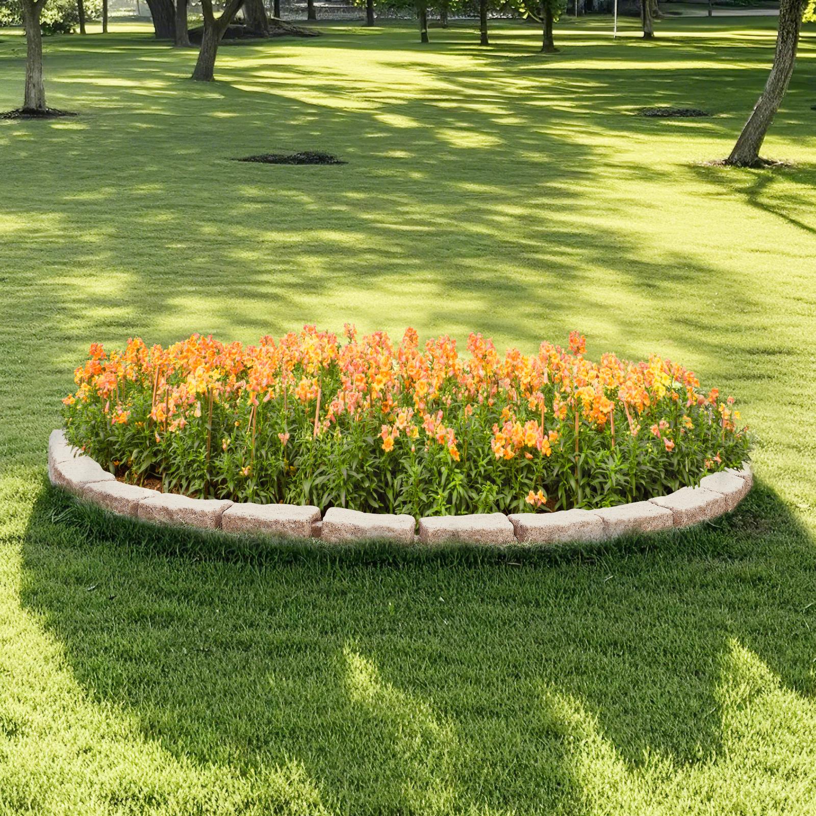 VEVOR Imitation Stone Landscape Lawn Edging Border Fade-Free No Digging Required Small/Medium/Large Beige/Sandstone Grey/Brown Heavy Duty Ballistic Nylon Tool Bag Luminous Resin Christmas Music Box Ornament Carpenter Belt with Suspenders removable zipper