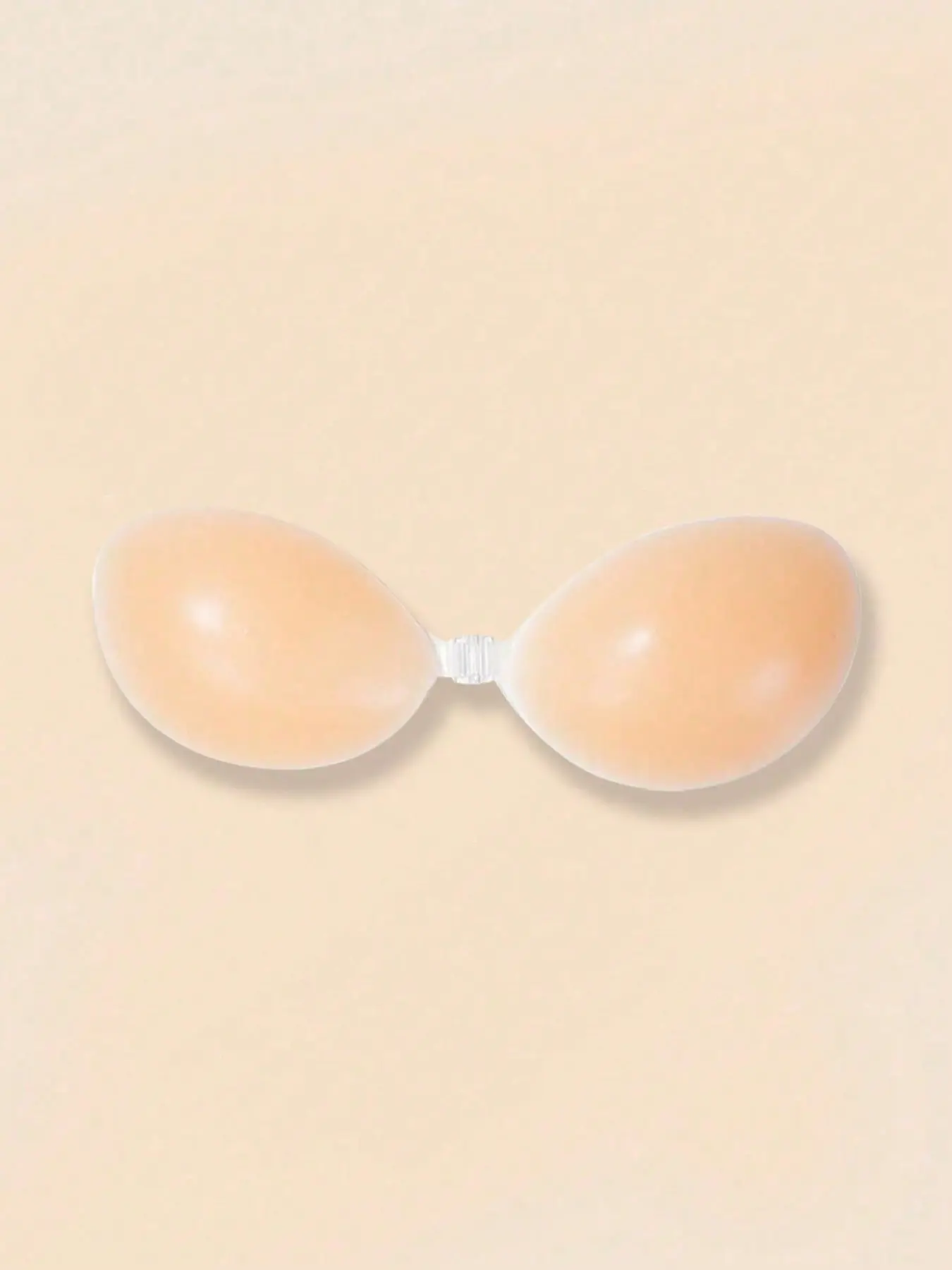 Women's Invisible Transparent Strapless Silicone Bra with Adhesive Pads, Ideal for Sleeveless Dresses and Wedding Gowns, Summer Lift Effect