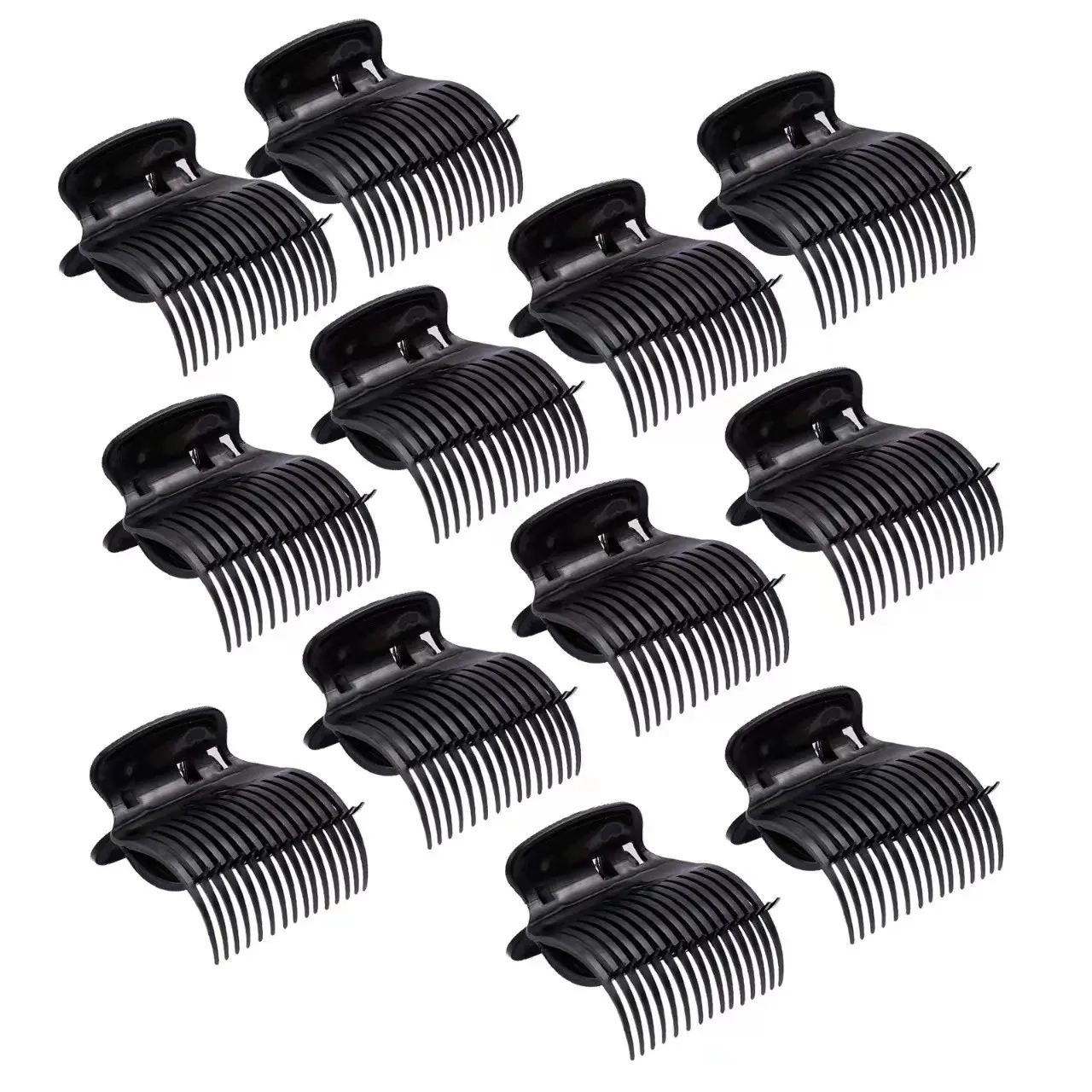 12-Piece Hair Styling Curling Clips, Heat-Resistant Material, Strong Grip, Professional Tool for Hairstylists and Hair Dye Enthusiasts