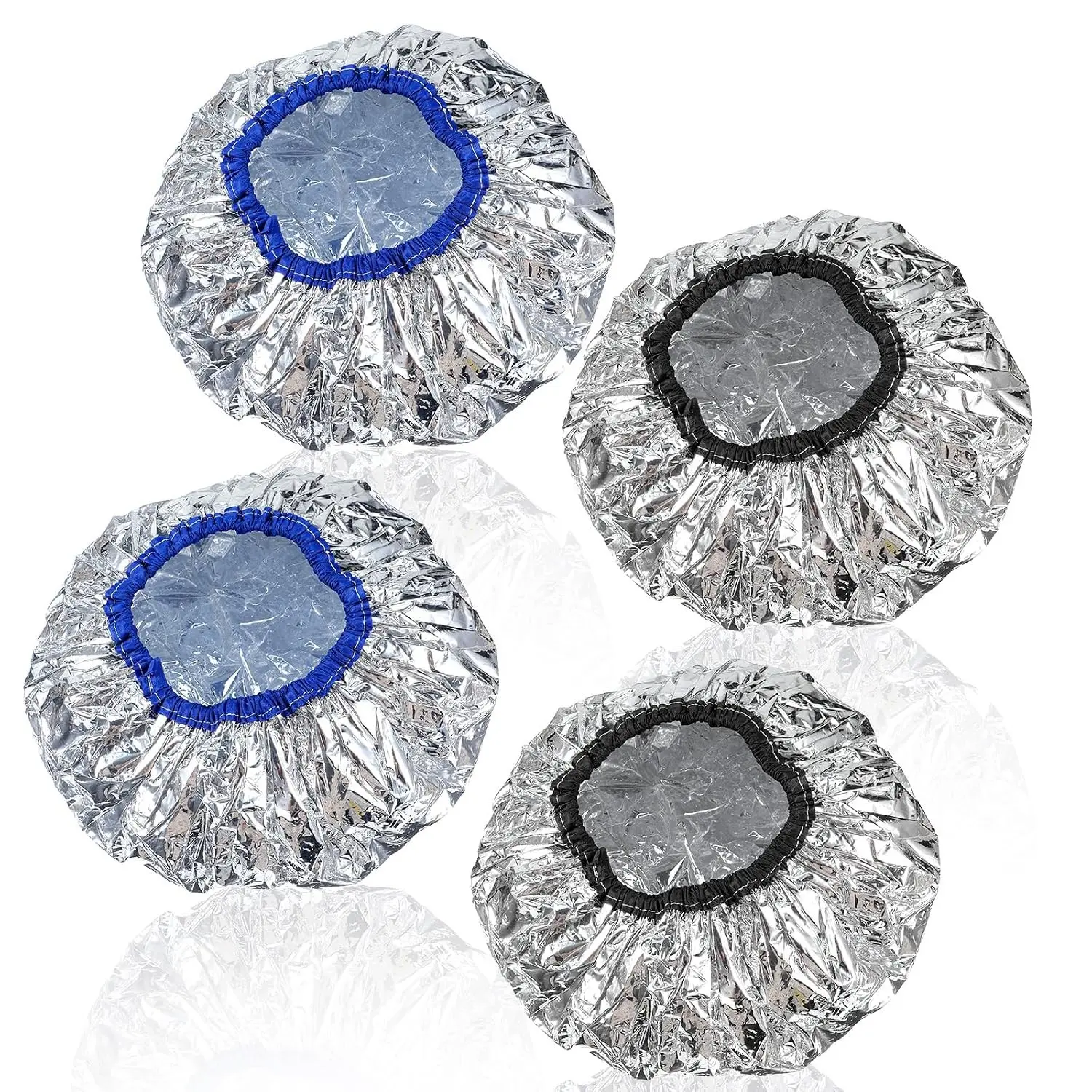4 Pcs Thickened Heat Cap for Deep Conditioning, Reusable Shower Hair Conditioning Cap