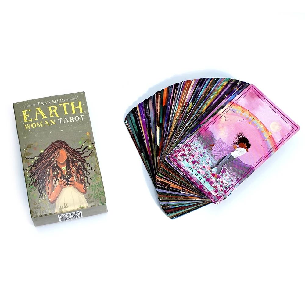 Ellis Earth Women Tarot Cards Deck, 78 Cards with Mystical Artwork, Moon & Star Designs, Durable Paper, Ideal for Spiritual Guidance, Tarot Card Decks