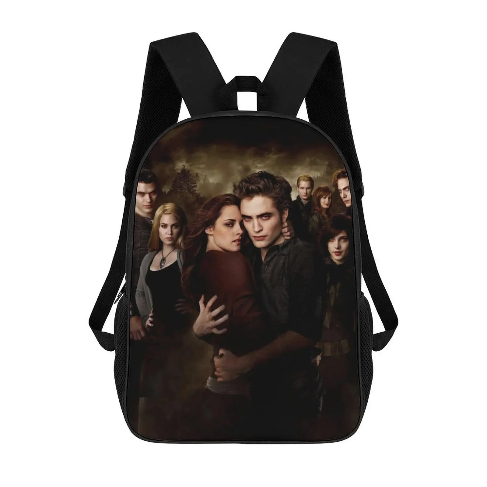 The Twilight Saga Backpack Large Capacity 17 Inch Laptop Bag Lightweight Daypack Bookbag for School College Travel Hiking Work