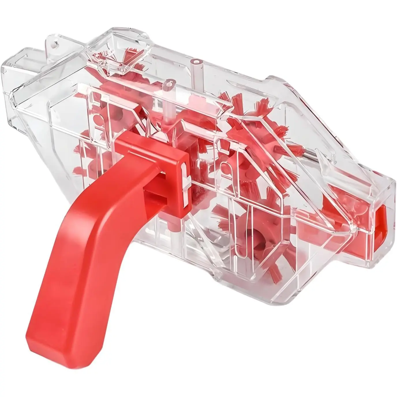 Transparent Bicycle Chain Cleaner, Immersion Type, Road Bike Cleaning Tool, Cycling Gear, Visual Inspection, Easy Maintenance