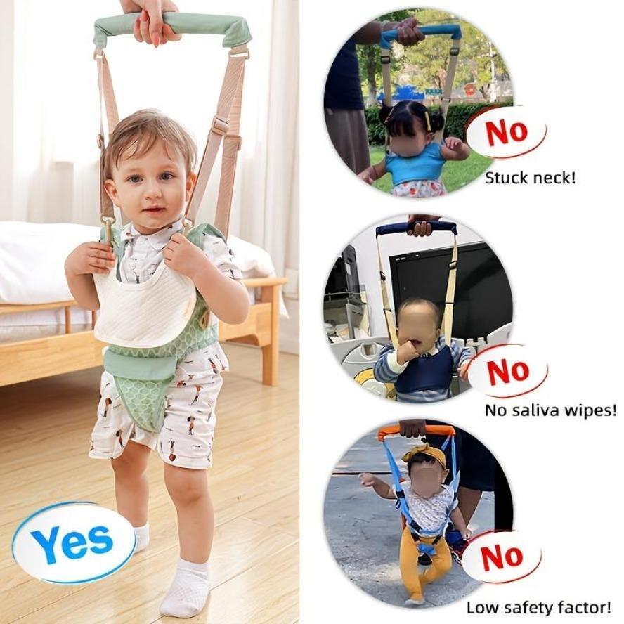 All-Season Breathable Vest-Style Pet Walking Helper Harness, Comfort Handheld Support Safety Harness with Sponge Handle Leash for Outdoor Walking, Pink/Green/Purple