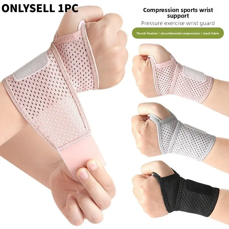 Wrist Steel Plate Support Brace, Breathable Wrist Immobilization Splint, Hand Fixation Band, Medical Orthopedic Aid for Injury Recovery