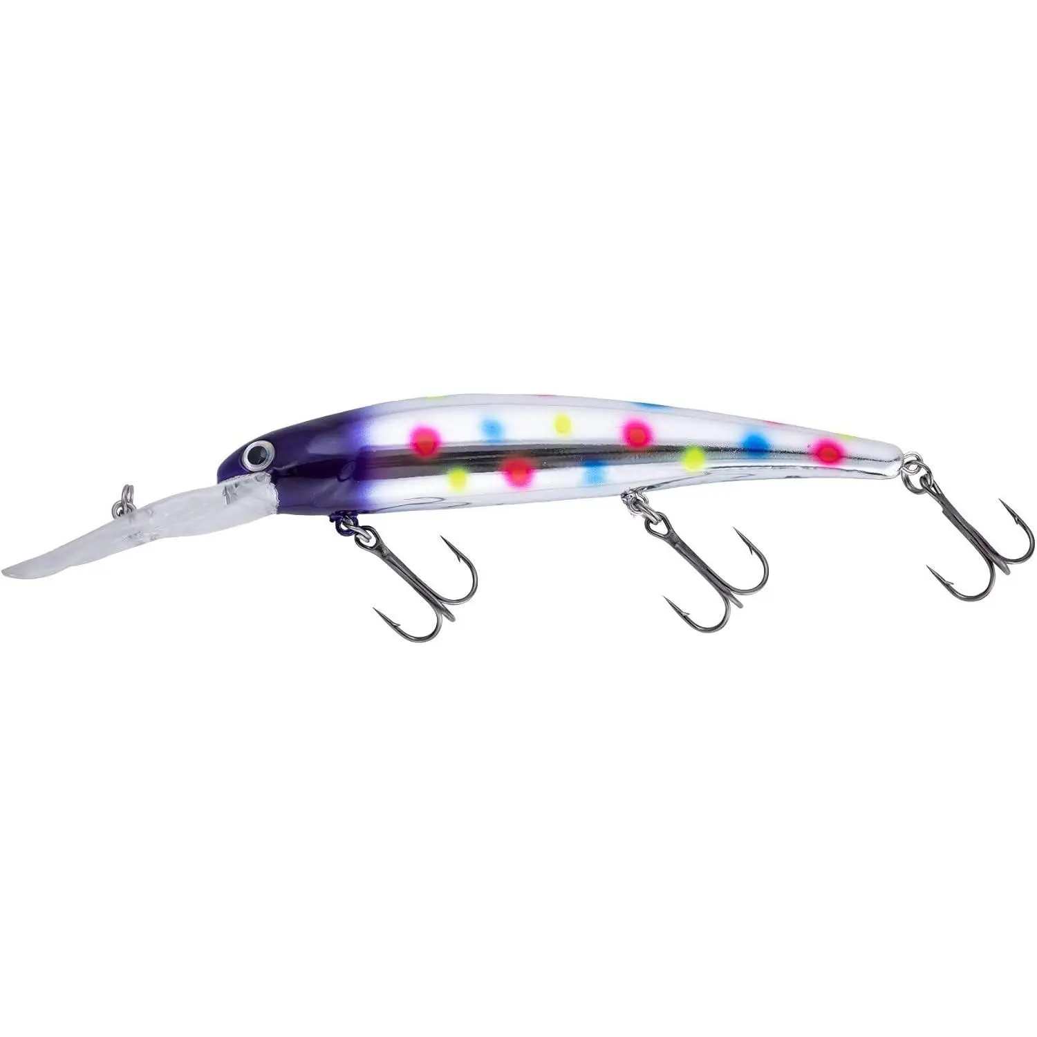 Walleye Minnow Jerkbait Fishing Lure, Deep (Trolls to 27"), Sprinkles, 4.5 Inch, 5/8 Ounce