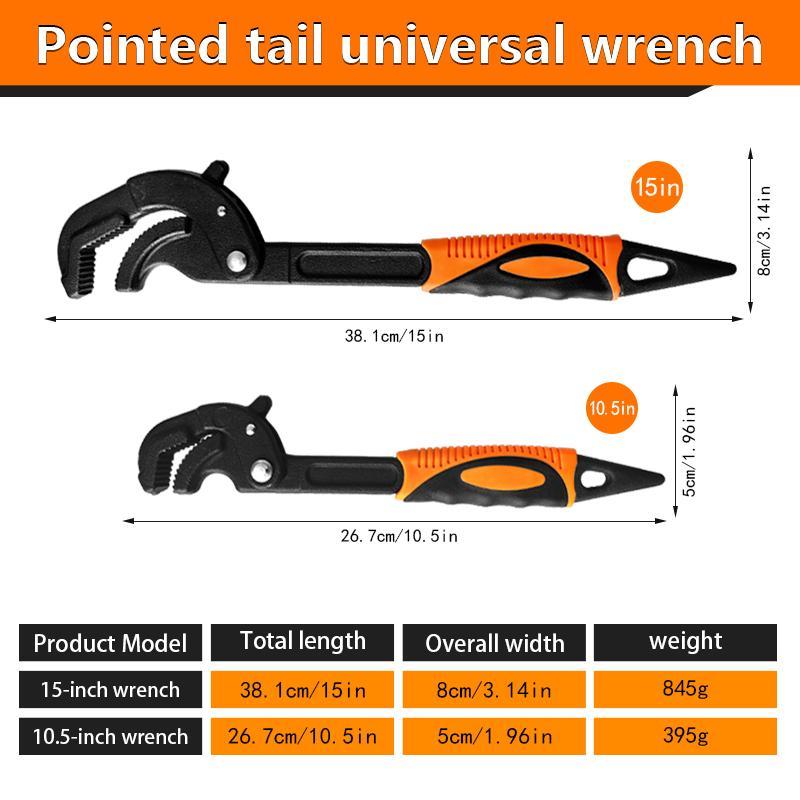 Multifunctional Quick Open Wrench, Portable Adjustable Tool Kit, Multipurpose Self-tightening Hand Tool for Car Repair & Home Maintenance