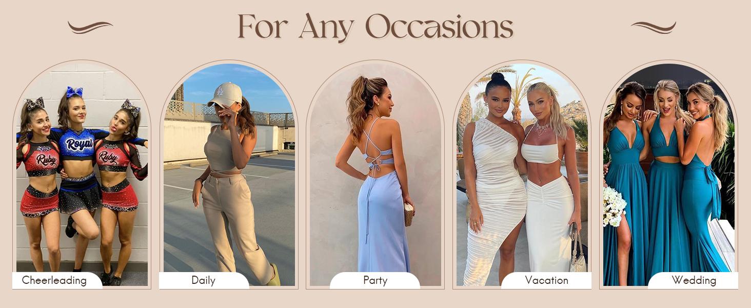 FESHFEN Ponytail Extensions - Drawstring Ponytails Hair Extension Long Curly Wavy Hair Piece Synthetic Pony Tail Hairpieces for Women, 18 inch