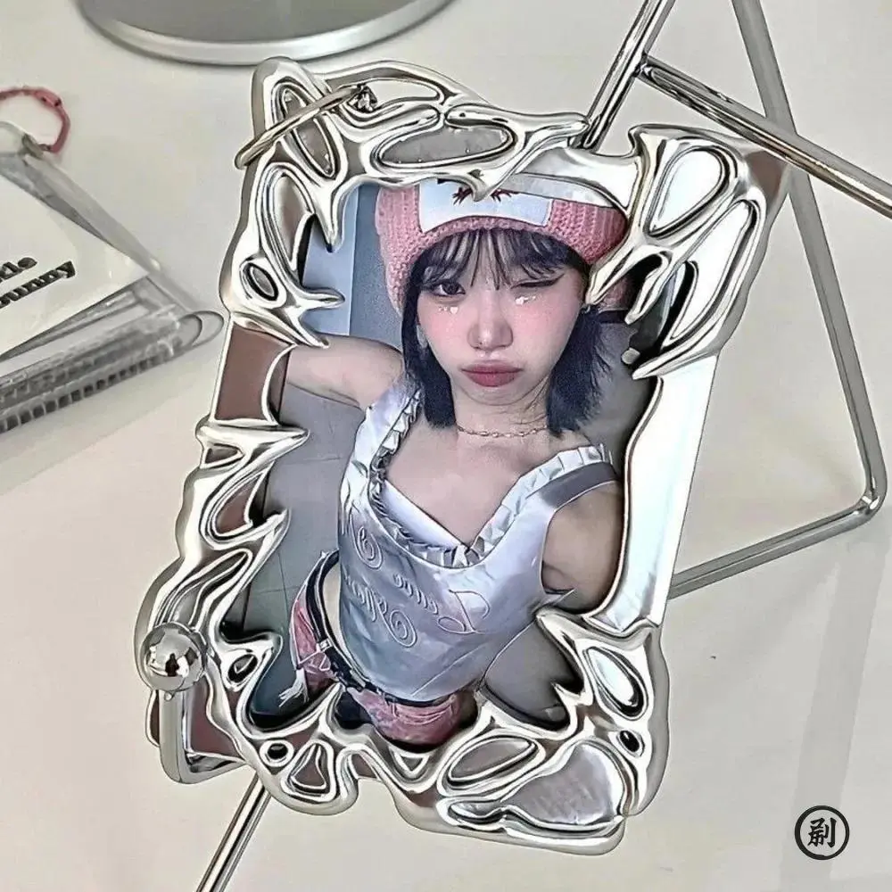Electroplating Photocard Holder - Personalized Kpop Star Card Protection Cover, a Single Card Display, Home Supplies Festive & Party Gift with 1-3cm Manual Measurement Variance, 1-3Cm Variance