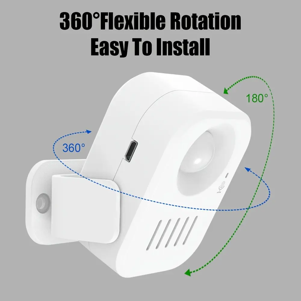 1/4-Pack Infrared Welcome Sensors, Independent IR Motion Sensors Doorbell with 12 Music Doorbell Alarms And Voice Recording, Welcome Doorbell Entry Alarm for Store Home