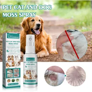Pet Cat Dog Fungus Spray, Mite Remover, Skin Relief, Cleaning Care Spray, Effective Treatment for Pet Skin Issues, Easy Application