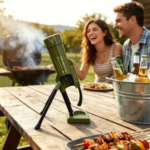 Artillery Beer Opener, Outdoor Camping Beer Opener, Party Fun Accessories, Perfect for Festive Occasions, Enhance Your Gathering Experience