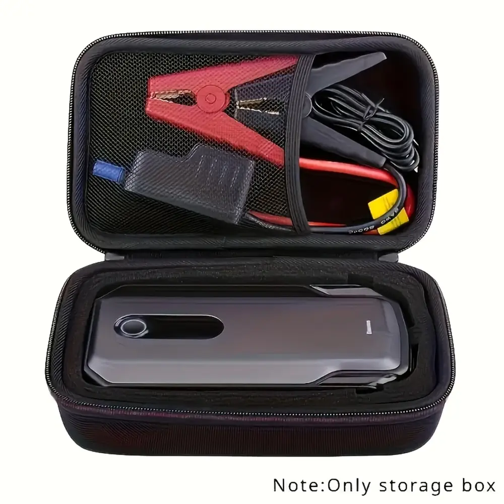 Eva Material Emergency Car Starter Storage Case, Shockproof Anti-Fall Protector, Portable Organizer for Vehicle Accessories