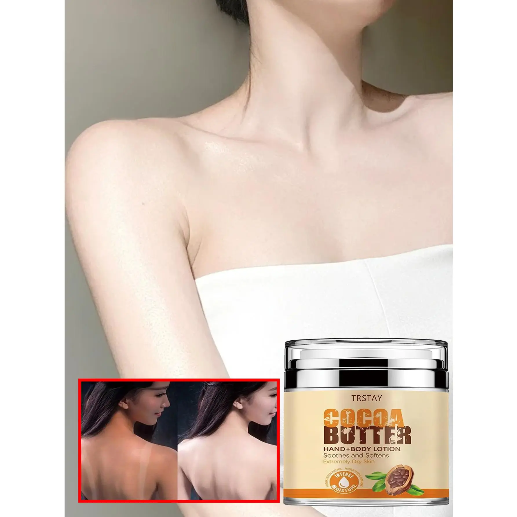 TRSTAY body face cream, high moisturizing face cream moisturizing repair soothing lotion skin care