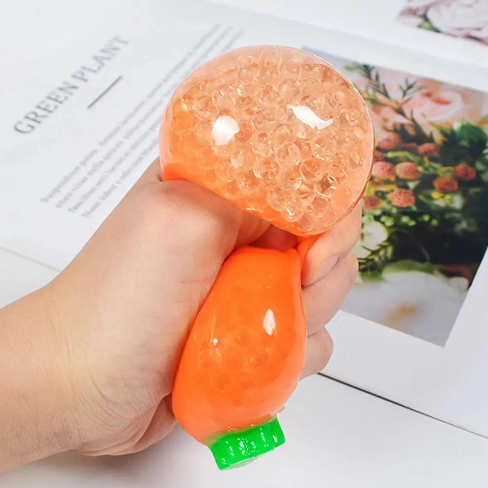 Hot carrot pinch music adult decompression slow rebound explosion beads compression children gift relief stress squeeze fun